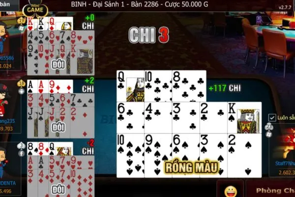 Game Mậu Binh Đổi Thưởng